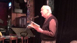 Open Mic Poet Ted Orme reading at Poetic Justice
