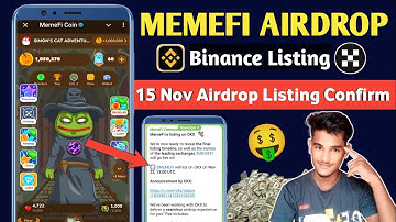 Memefi Airdrop Listing Date 🤑| Memefi Binance Listing Withdrawal 💸| Memefi New Update Today