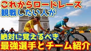 これからロードレースを観戦したい人が絶対に覚えるべき最強選手とチーム紹介