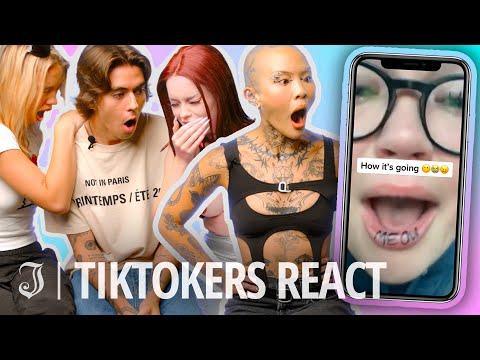 'That's Like A SAW Movie' Reacting To The WILDEST Tattoo TikToks | TikTokers React