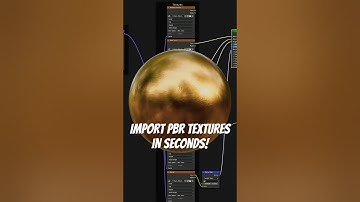 Import PBR Textures in Seconds with This Blender Hack! #blender3d  #blender