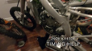 KX450 setting Timing Help