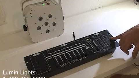 Lumin Lights Power Mix 1 Battery operated wireless DMX lighting controller