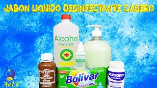 Jabón liquido Antibacterial Casero