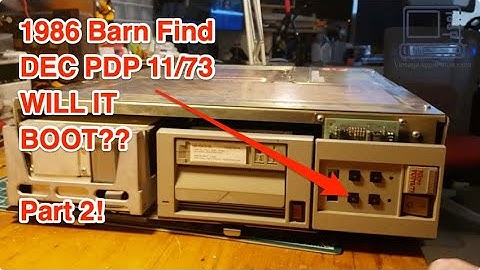 Barn Find PDP 11/73 - Will it boot?? - Part 2
