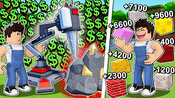 I BUILT THE FASTEST BLOCK FARM EVER! *INSANELY FAST* Roblox