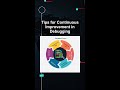 Tips for Continuous Improvement in Debugging #ai #artificialintelligence #machinelearning #aiagent