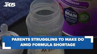 Parents trying to make do amid baby formula shortage