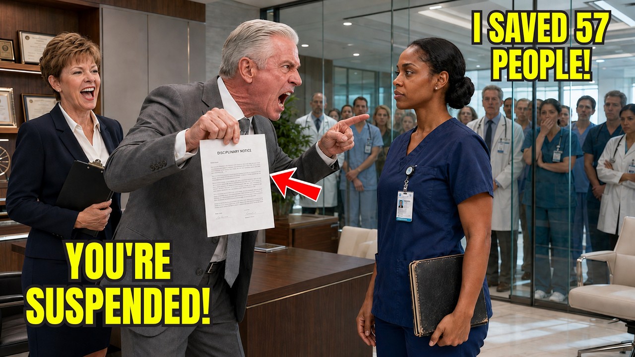 I stood frozen as my supervisor slammed the suspension notice against my chest and sneered, “You barely graduated from a two-year nursing program. A nobody who doesn’t know her place.” I had just...