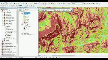 Create Slope & Hillshade by Arcgis