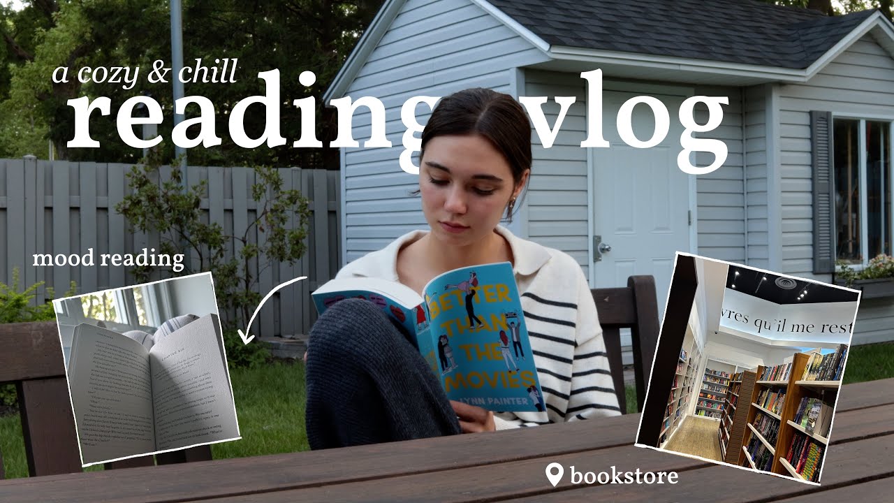 a cozy reading vlog - YouTube