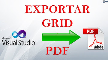 Como exportar de Datagridview a PDF en visual basic 2010