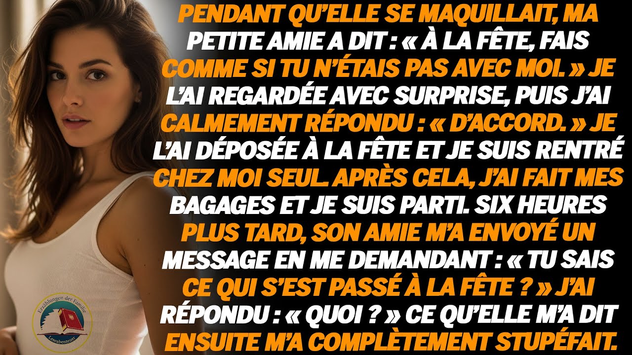 Pendant Qu’elle Se Maquillait, Ma Petite Amie M’a Demandé De Nier Notre Couple À La Fête.