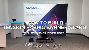 Step-by-Step: Build a Trade Show Tension Fabric Banner Stand Fast!