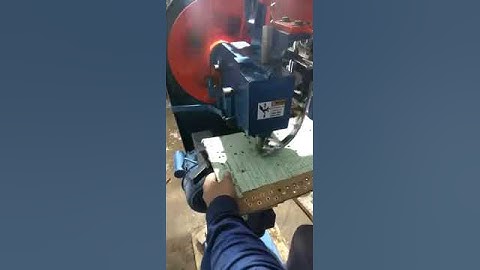 Eyelet machine single head for single sheet Calander
