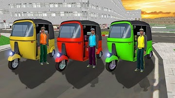 Real Rickshaw Driver 2017 - Chingchi Rickshaw Game - Driving Simulator 2017 Android Gameplay