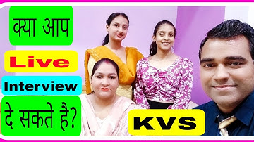 Live #Kvs Teacher Interview and Demo l KVS #prt #tgt #pgt #pet interview l PD Classes