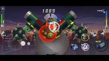 Rockman X Dive - Boss 1-6 Hard Mode Using First Armor X