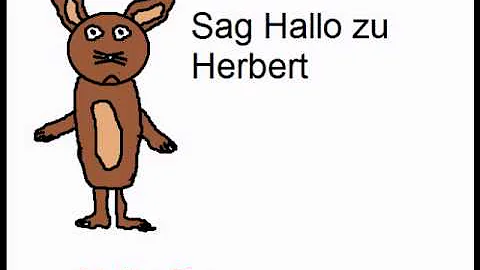 Sag Hallo zu Herbert (dem Hasen)