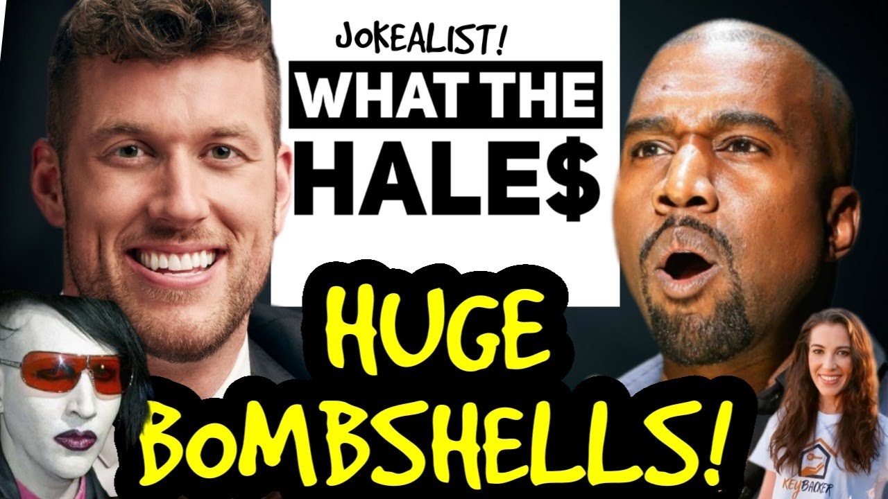 LIVE! HUGE BOMBSHELLS! Marilyn Manson! Clayton Echard! Kanye West SUED and ATTACKS! @WhatTheHales!