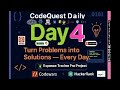 CodeQuest Daily | Day 4: Build Expense Tracker Pro App with  Python Continuation