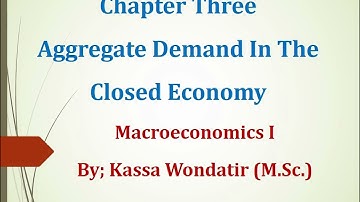 Macroeconomics I Chapter 3 - Lesson 1