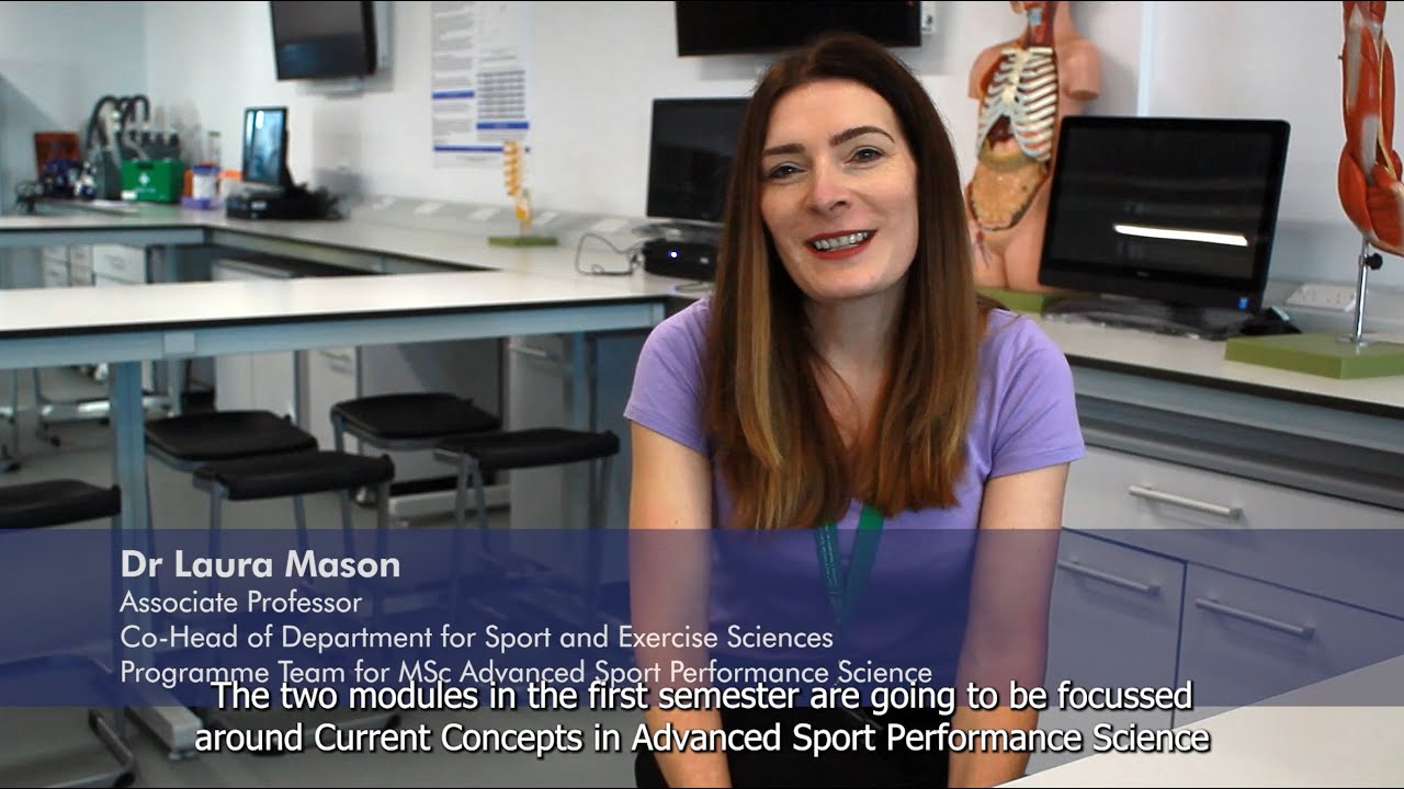 MSc Advanced Sport Performance Science - Course Overview - YouTube