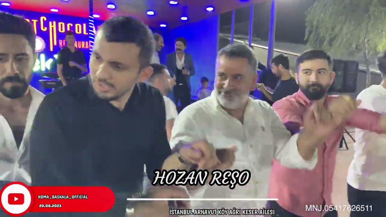 HOZAN REŞO İSTANBUL ARNAVUT KÖY AĞRI KESER AİLESİ NİN GÖRKEMLİ DÜĞÜNÜNDE CANLI PERFORMANS 20.8.2023