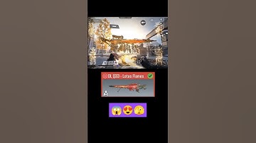 Mythic Dlq33 Lotus Flames cod mobile 😍 #shorts