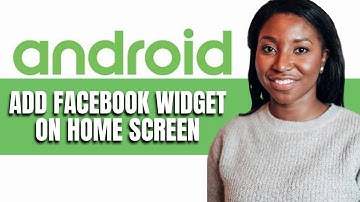 HOW TO ADD FACEBOOK WIDGET ON HOME SCREEN