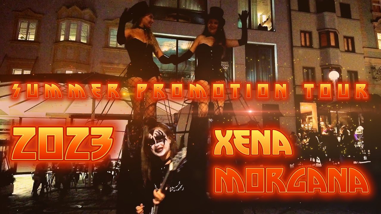 Xena Morgana und Lohengrin Rocks aka KISS Reloaded Demon und Starchild Sommer Promotion Tour 2023