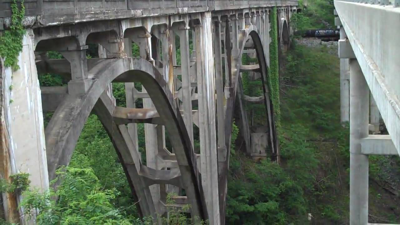 I 176 Bridge, Flat Rock, NC Old Bridge Beside New Bridge YouTube