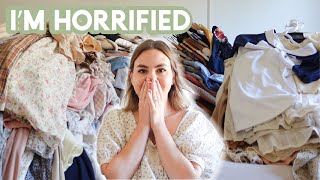 MASSIVE Closet Cleanout | Postpartum Mom Declutter + Organization