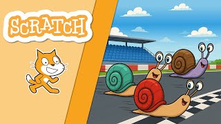 картинка: Гра в Scratch | Перегони равликів