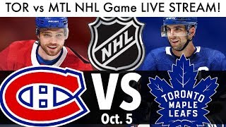 Hello guys welcome back! i'm nathan, and today i live stream the nhl
tor toronto maple leafs vs mtl montreal canadiens october 5th game my
reaction to it...