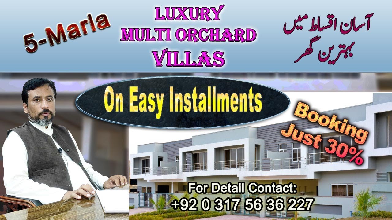 Luxury Villas on Installment ll House on Installment in wah cantt ll