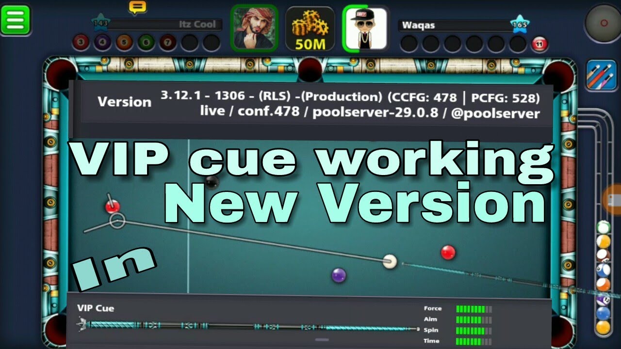 OMG! VIP cue are working in new version 8 Ball Pool | Sajid Ansari