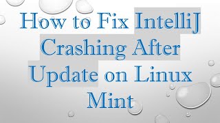 Famous How to Fix IntelliJ Crashing After Update on Linux Mint Wealth