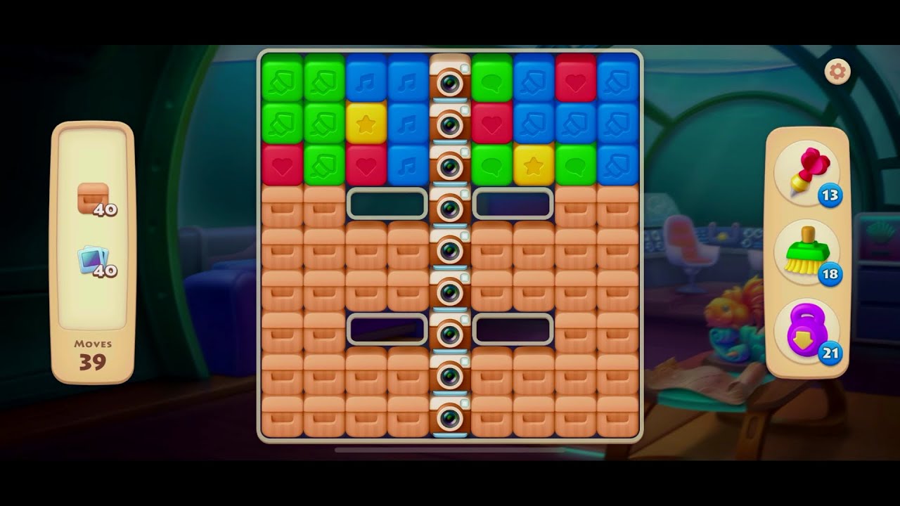 TOWNSHIP  Treasures Of Sea  Colorful Puzzle Event # 417