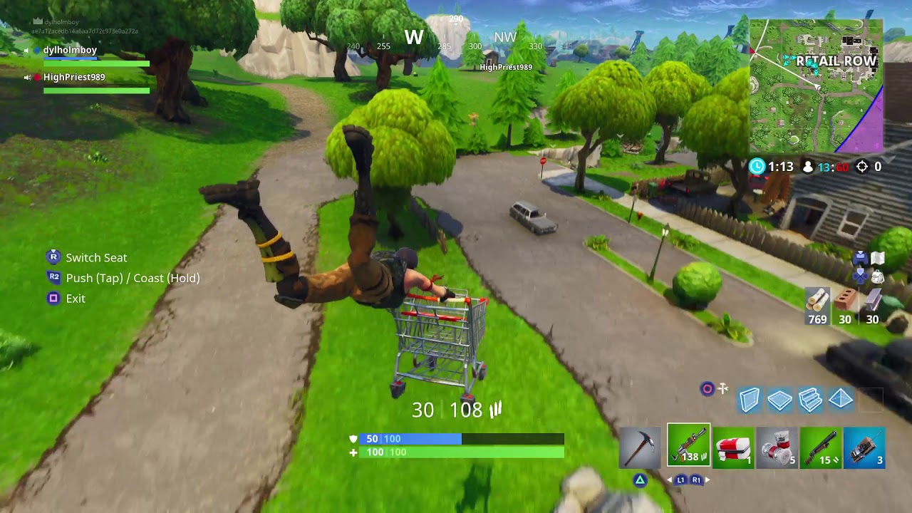 Fortnite shopping cart glich