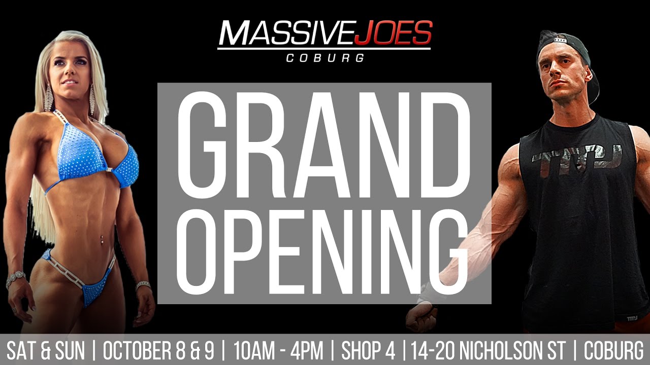 MassiveJoes Coburg GRAND OPENING Weekend Details! Saturday & Sunday October 8 - 9! MassiveJoes.com