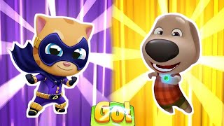Talking Tom Hero Dash - Power Ginger Save the Hero Ben & Ultra Chest - All Bosses Superworld