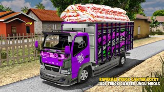 Repairing an Old, Scrap Canter Truck into a Bright Purple Canter 🔥ES Truck Simulator ID screenshot 5