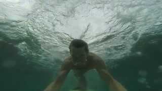 Super Slow Mo Duck Dive - GoPro Hero 3+ - Balangan Beach Bali