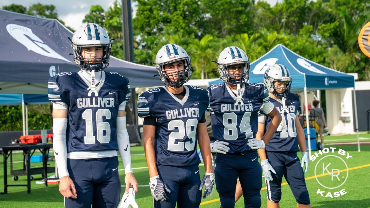 Gulliver Prep Raiders против Key West Conchs | Футбольная команда старших школ Южной Флориды
