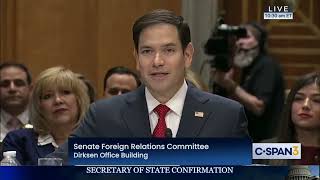 ''I Get Bilingual Protest'' Marco Rubio Funny Comment After Protestors Disrupt Senate Hearing
