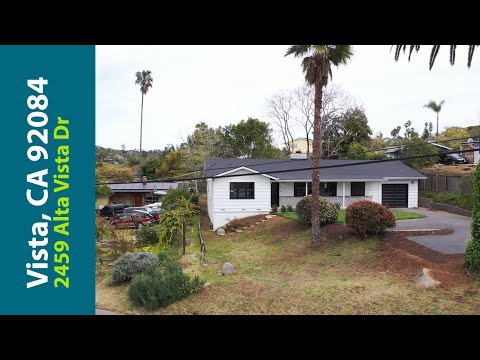 2459 Alta Vista Dr, Vista, CA home video tour