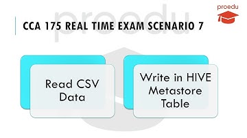 CCA 175 Real Time Exam Scenario 7 | Read CSV File | Write in HIVE Table