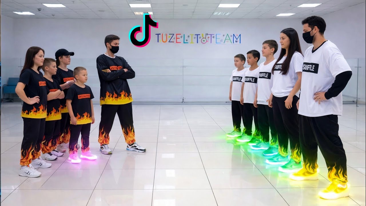 Шаффл Баттл 🤓🔥 WHO WIN 🏆 LITTLE  KIDS  BATTLE?? 😱 TUZELITY DANCE 🫰