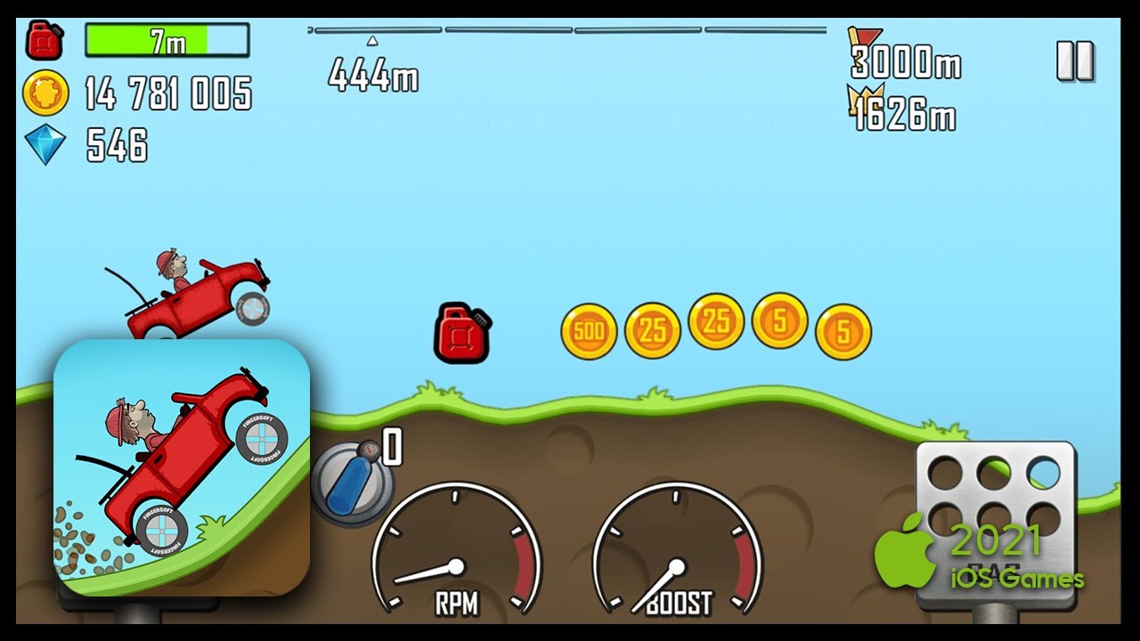 Hill Climb Racing for iOS 2021 | Interface & Game play Quick View - YouTube